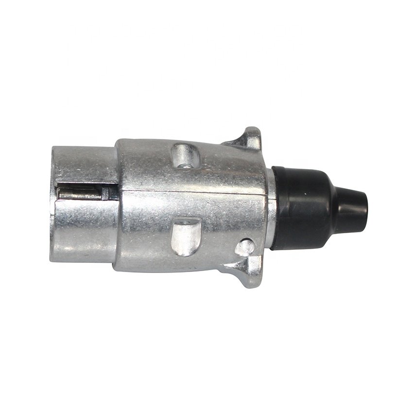 Heavy Duty Trailer Truck Parts 7 Pin Trailer Truck Connecter Plug Plated Nickel Trailer Converter For Truck