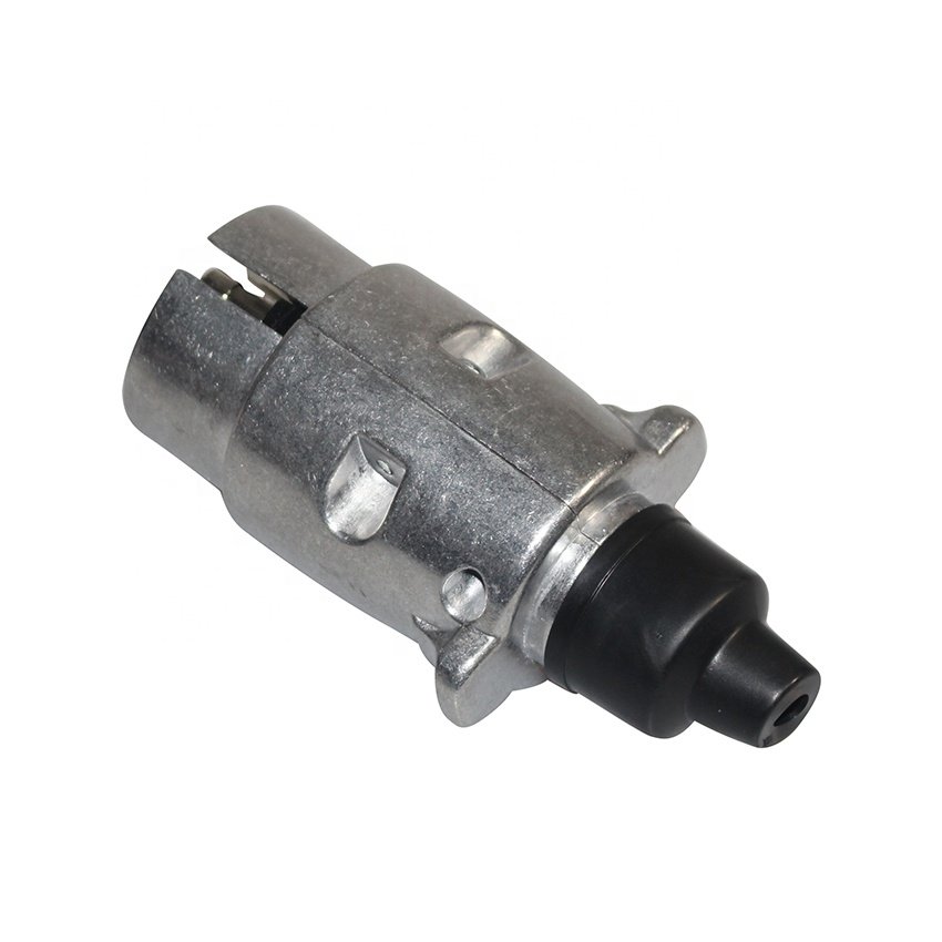 Heavy Duty Trailer Truck Parts 7 Pin Trailer Truck Connecter Plug Plated Nickel Trailer Converter For Truck