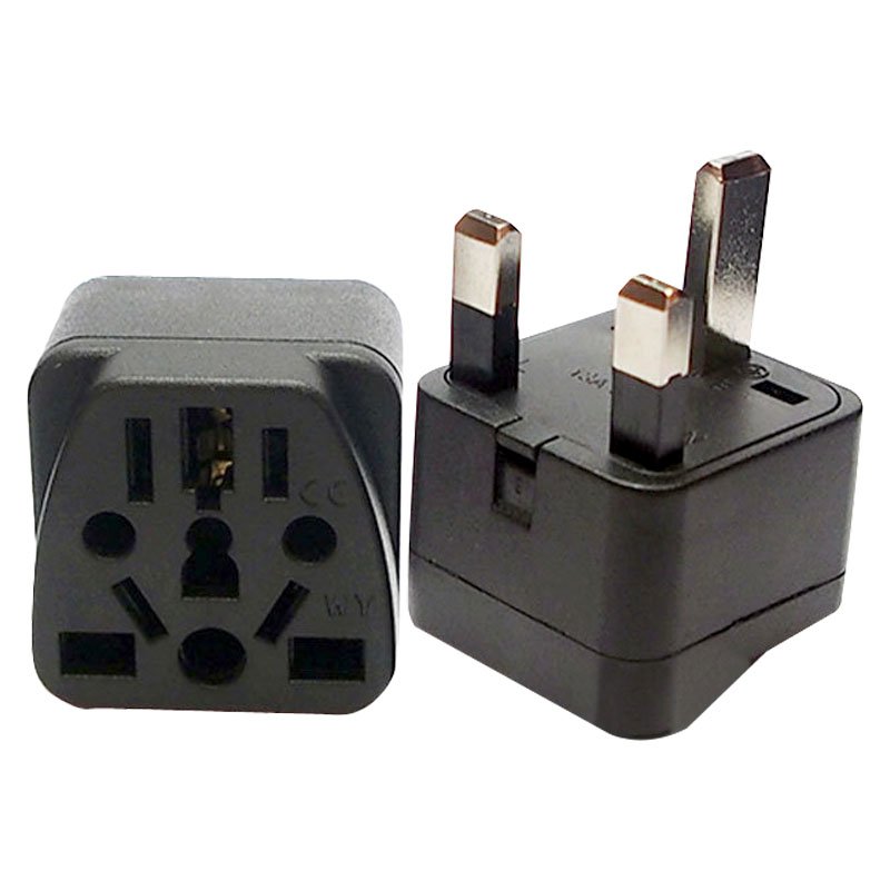US/UK travel plug adapter wall outlet power charger converter socket