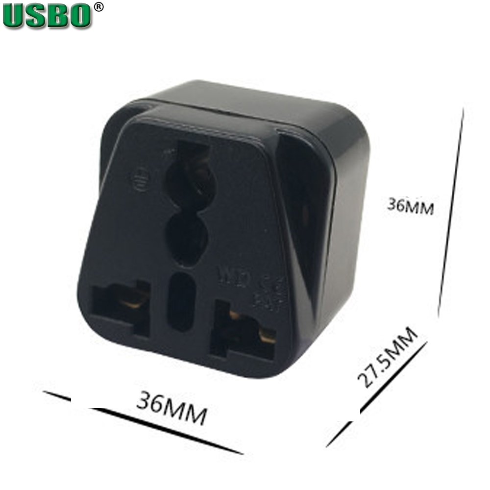 Universal 250v 10a UK AU US EU to US Japan United States Canada Philippines power adaptor plug Type B