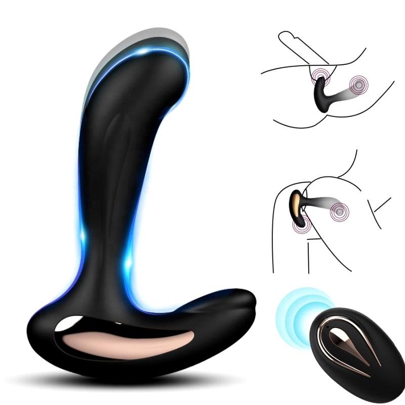MOGlovers Remote Control Butt Plug Anal Male Prostate Massager Clitoral Toy Adult Toys For Woman And Men