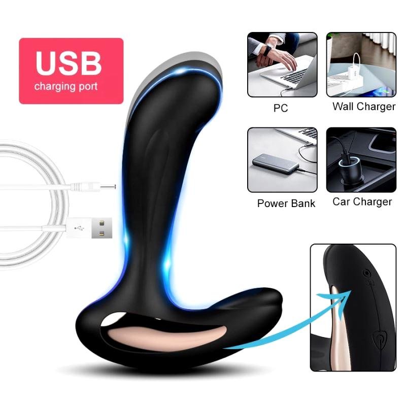 MOGlovers Remote Control Butt Plug Anal Male Prostate Massager Clitoral Toy Adult Toys For Woman And Men