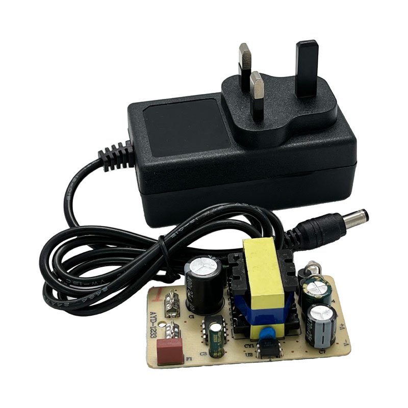 Hot selling 12V3A UK plug power adapter 36W light strip monitoring router power supply 12V adapt supplies power