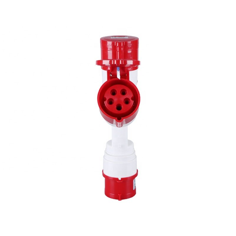 3 Way Industrial Splitter 16A 5 Pin Multifunctional Industrial Multiple Plug Socket