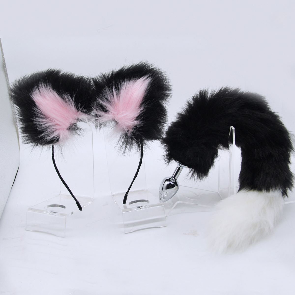 2022 Hot Sale Metal Vibration Anal Plug With Long Animal Tail Sex Toy Easy Clean For Sex Lift