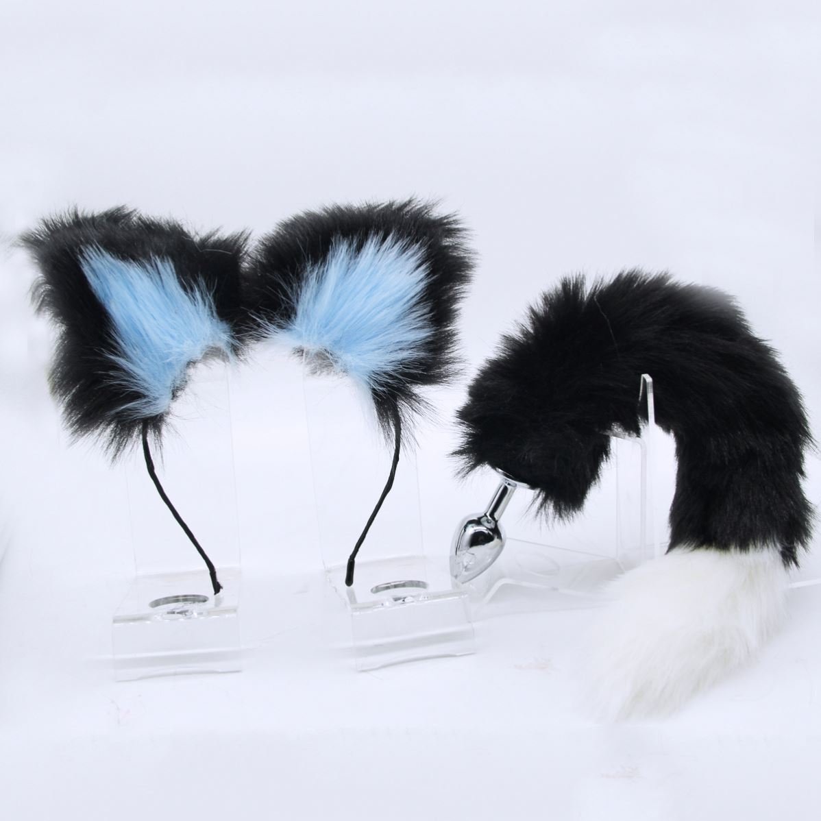 2022 Hot Sale Metal Vibration Anal Plug With Long Animal Tail Sex Toy Easy Clean For Sex Lift