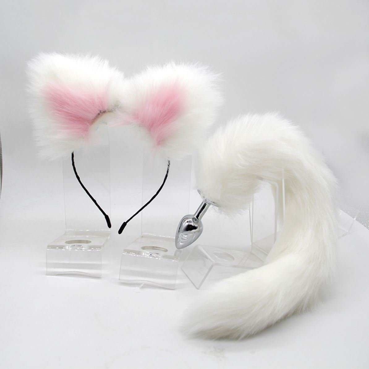 2022 Hot Sale Metal Vibration Anal Plug With Long Animal Tail Sex Toy Easy Clean For Sex Lift