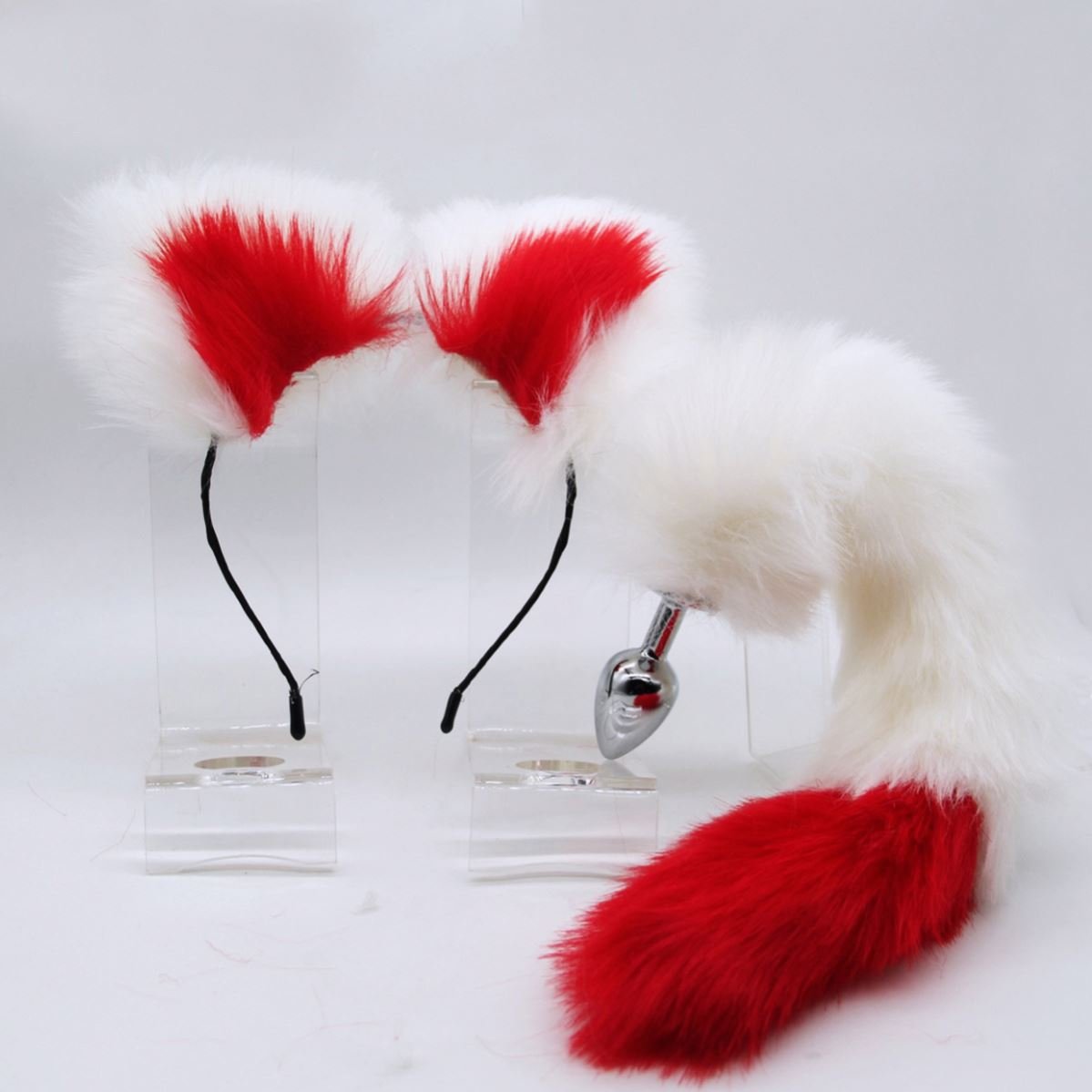 2022 Hot Sale Metal Vibration Anal Plug With Long Animal Tail Sex Toy Easy Clean For Sex Lift