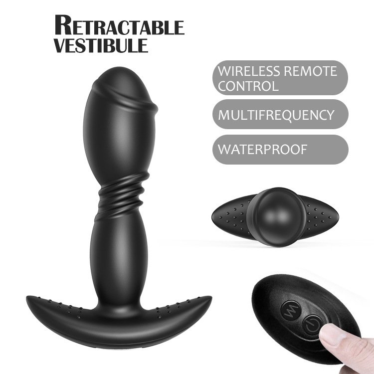 Deepspot APP Wireless Remote Control Rotating Anal Male Vibrators Anal Plug