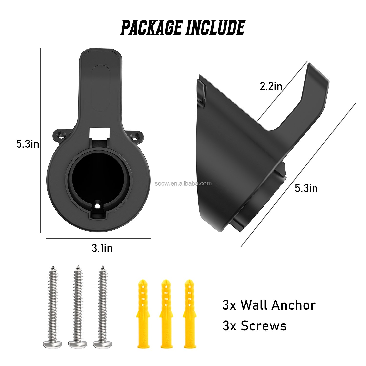 Goodlink Portable Wallbox charger Holster Electric car charger hook plug holder for EV charger