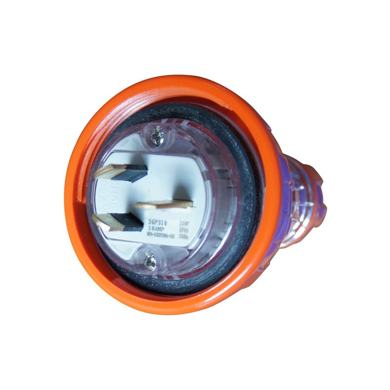 AS/NZS SAA Australian Standard IP66 56P310 10A 250V 3 Flat Pins Waterproof Industrial Plug