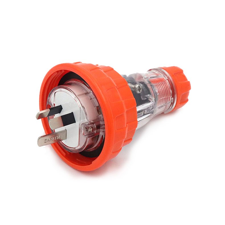 AS/NZS SAA Australian Standard IP66 56P310 10A 250V 3 Flat Pins Waterproof Industrial Plug
