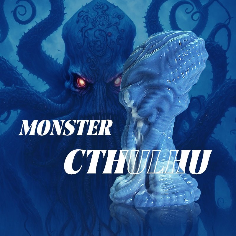 Monster Cthulhu dildo silicone anus plug back court deformed prostate anus monster butt plug SM sex toy for women