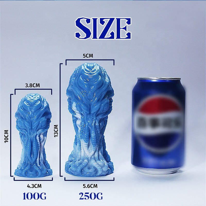 Monster Cthulhu dildo silicone anus plug back court deformed prostate anus monster butt plug SM sex toy for women