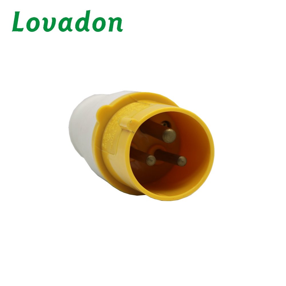 Yellow 16 32 Amp 3 Pin Plug 110V LTH 013 Industrial Plug And Socket Male Female Socket
