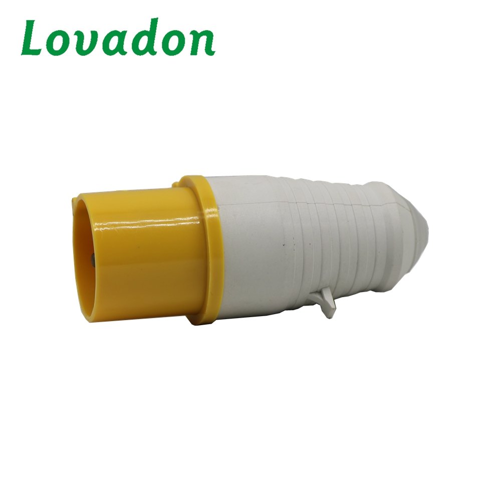 Yellow 16 32 Amp 3 Pin Plug 110V LTH 013 Industrial Plug And Socket Male Female Socket