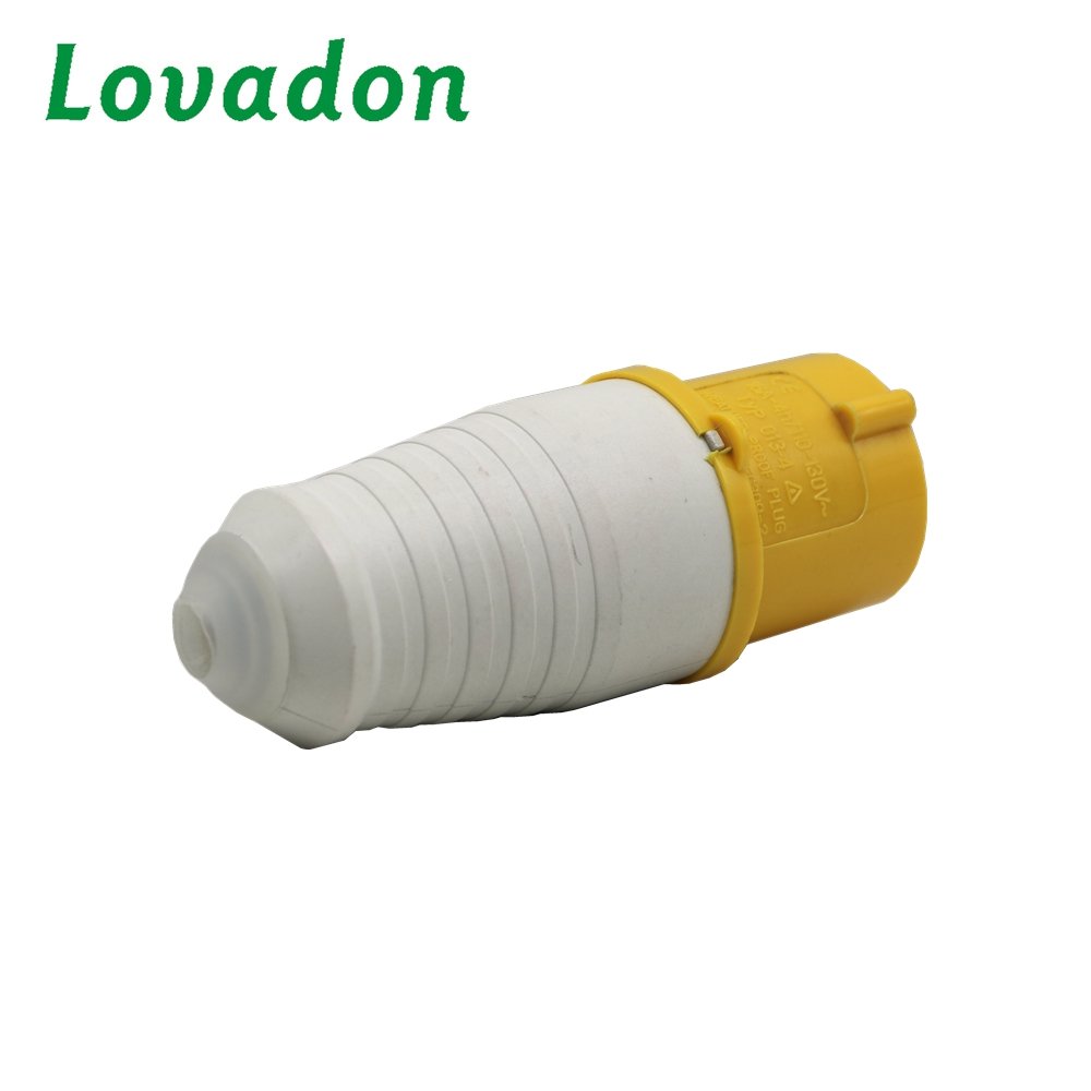Yellow 16 32 Amp 3 Pin Plug 110V LTH 013 Industrial Plug And Socket Male Female Socket