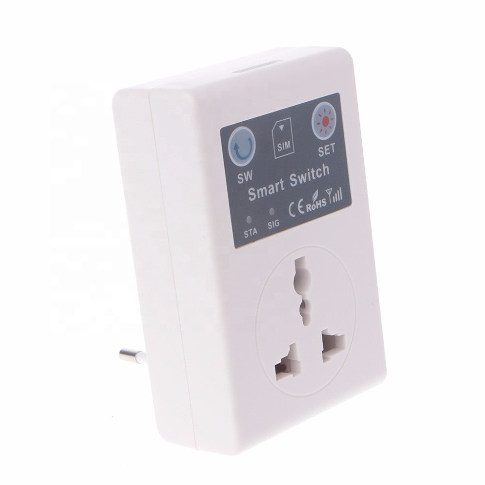 EU 220V Phone RC Remote Wireless Control Smart Switch GSM Socket Power Plug Remote socket