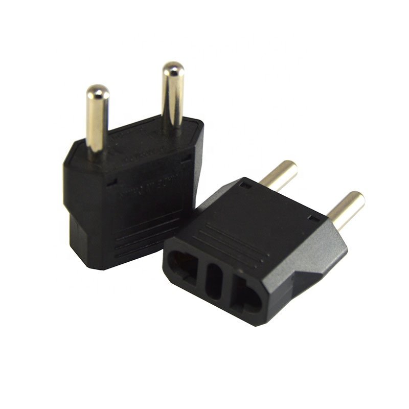 9120 Power Plug Adapter USA US to EU Europe AC wall power plug phone travel Adapter