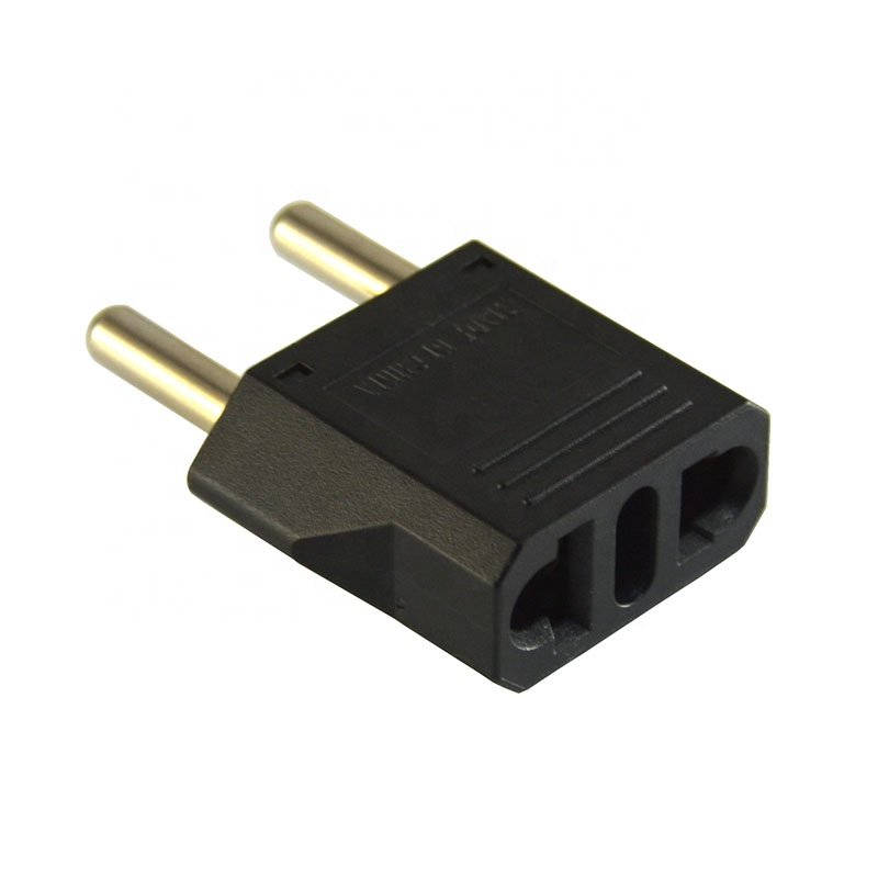 9120 Power Plug Adapter USA US to EU Europe AC wall power plug phone travel Adapter