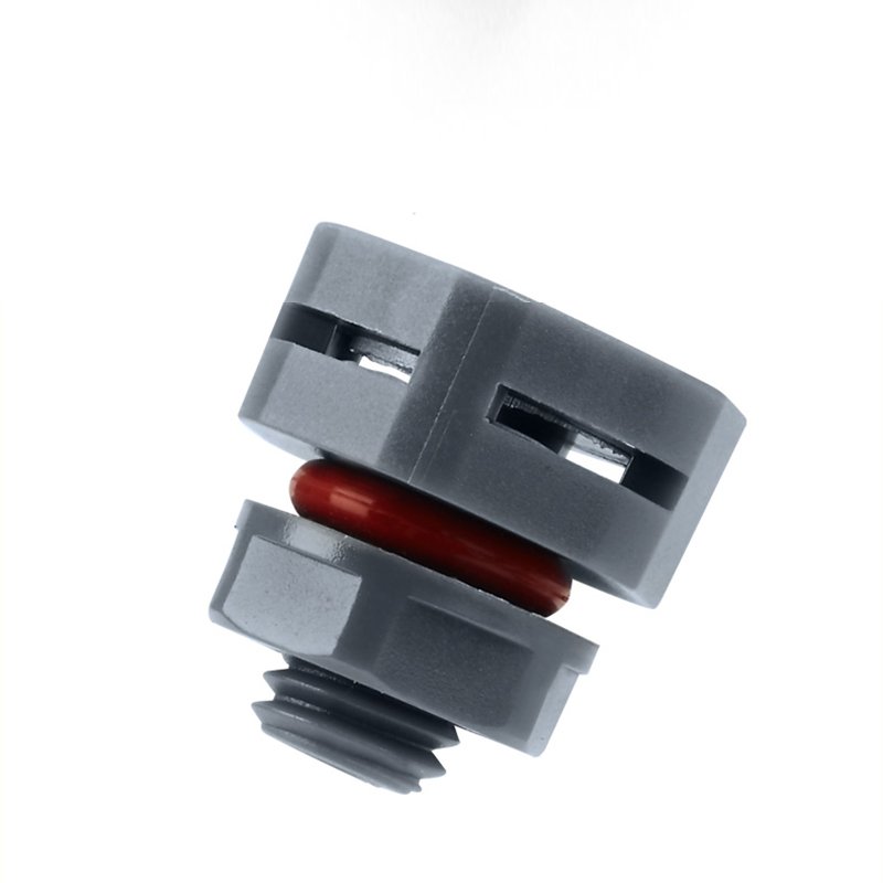 IP68 Waterproof metal Plastic air vent plug with breather M12 valve Permeable and hydrophobic Screw in vent plug for LED