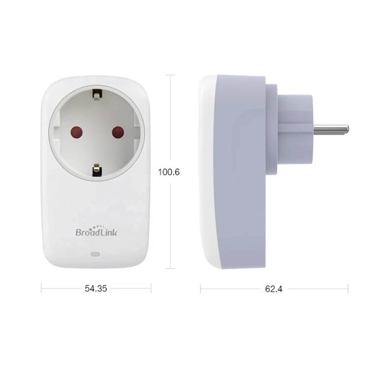 BroadLink SP4L EU WiFi Smart Plug Socket EU FR Works with Alexa, Google Home, Siri, Yandex, IFTTT Smart Life