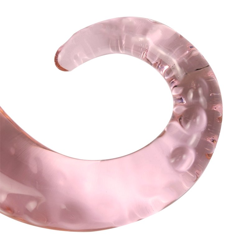 Hot Sale Glass Crystal Transparent Pink Seahorse Anal Plug Butt Plug Stimulation Dildo G Spot Sex Toy