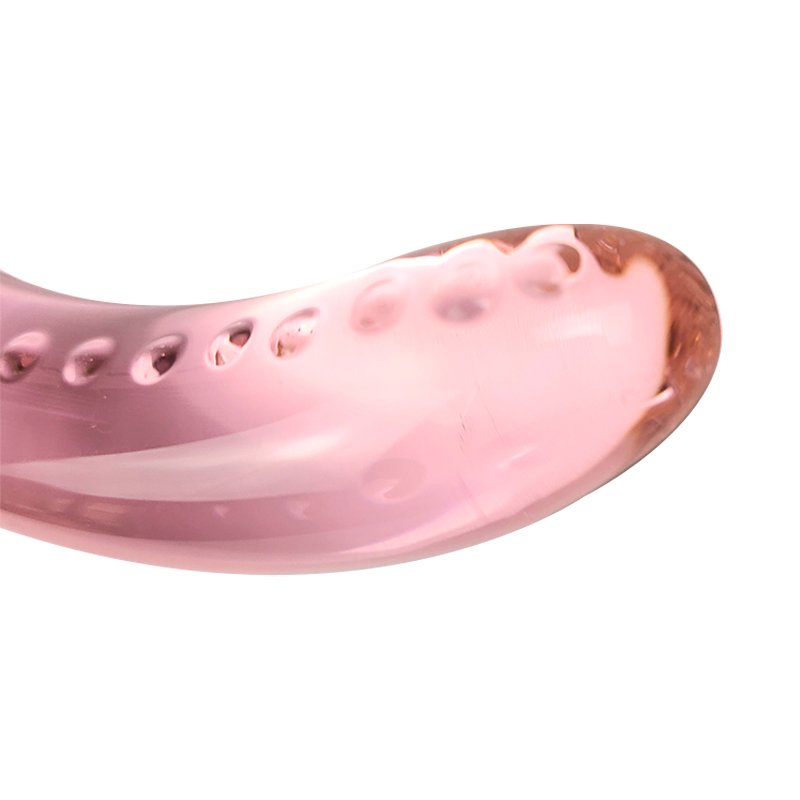 Hot Sale Glass Crystal Transparent Pink Seahorse Anal Plug Butt Plug Stimulation Dildo G Spot Sex Toy