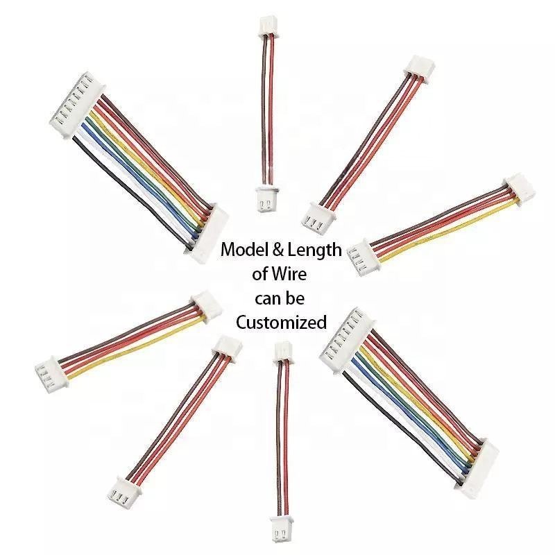 1.0mm 1.25mm 1.5mm 2.0mm 2.54mm Pitch 2/3/4/5/6 Pin Connector Electric Wire & Female Plug JST SH ZH PH XH DH Dupon custom cable