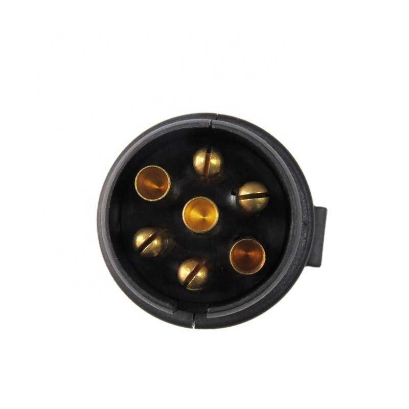 Hot Sale 12V 7 Pin Trailer Plug N-Type Round Trailer Plugs Wiring Weatherproof 7 Way Trailer Plug