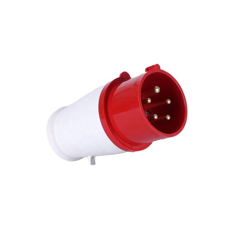 ZNG-015 PA Nylon Solid Brass IP44 3 Phase 400V 16A-6h 5 Pin Industrial Plug