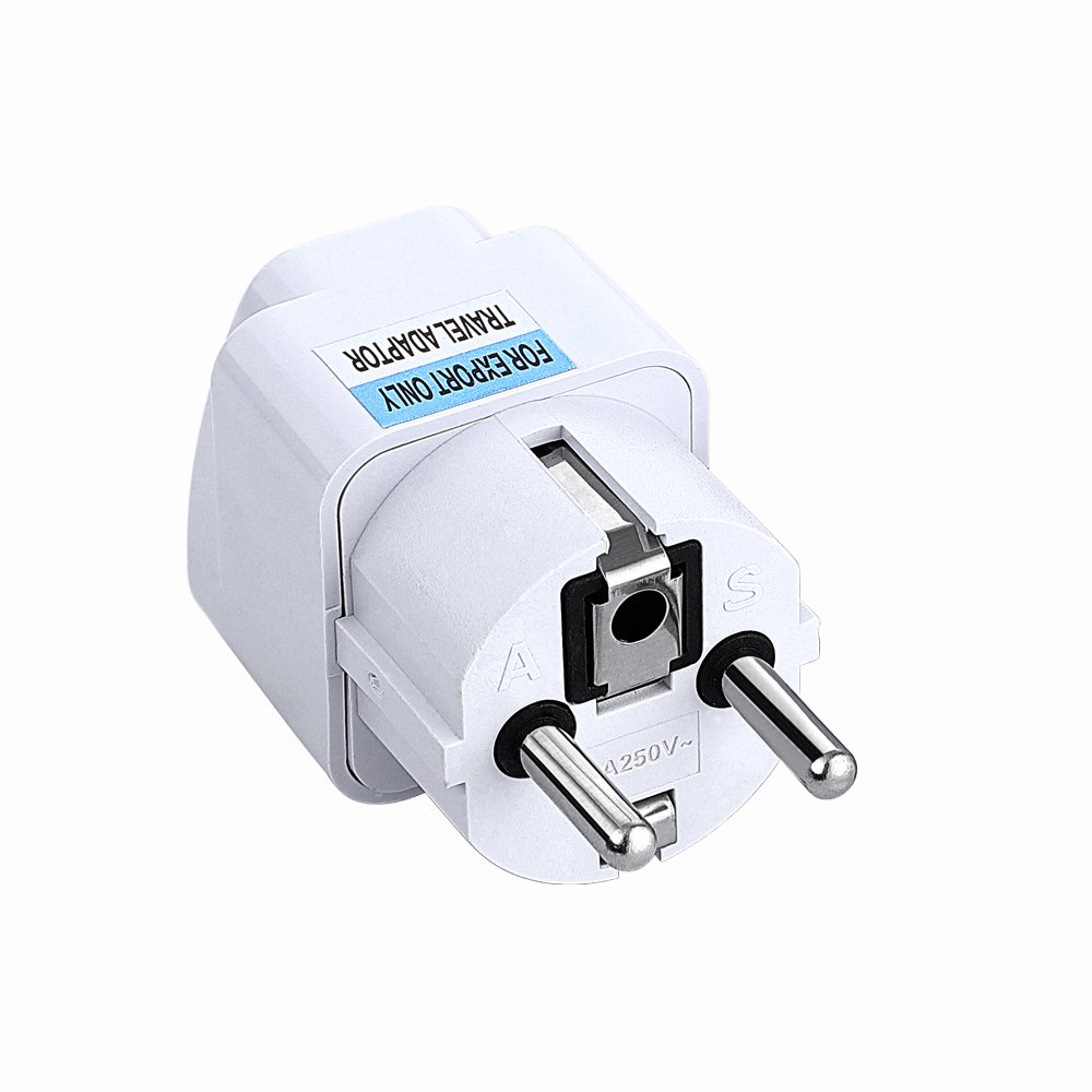 Power converter Travel Europe plug socket adapter 4.8MM German standard plug to universal plug