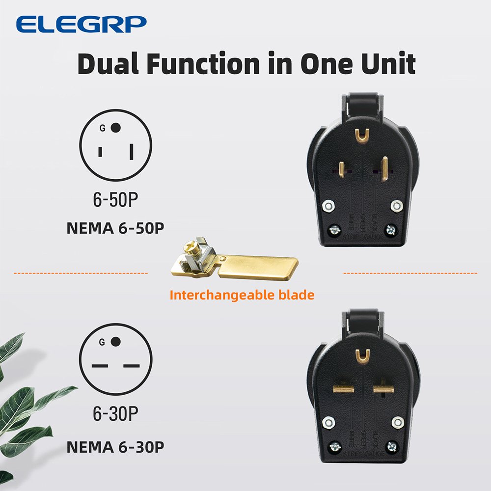 3pin Power Plug UL&CUL Grounding Electric PVC US Stock Both 50A&30A 6-50R&6-30R 250V Extension Socket Right Angle Plug Black