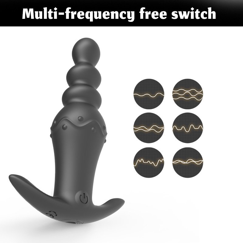 Wearable anal plug vibrating butt plug with remote anal vibrator for female
