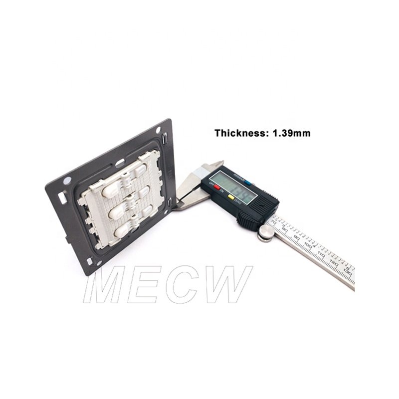 New Design Decoration 5Pin Malposition PC Plate British Standard 10A Home plugs sockets Electrical Wall Socket