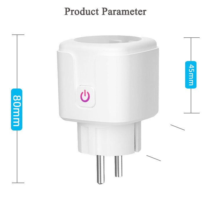 Smart Plug WIFI Tuya Smart Socket Energy Monitor Digital 16A EU Plugs and Sockets Remote Control by Alexa Google Home