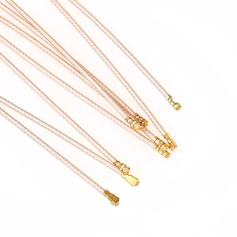 RG178 1.13mm micro coaxial extension cable MMCX Male plug Right Angle 90deg to IPEX UFL MHF 1 pigtail cable