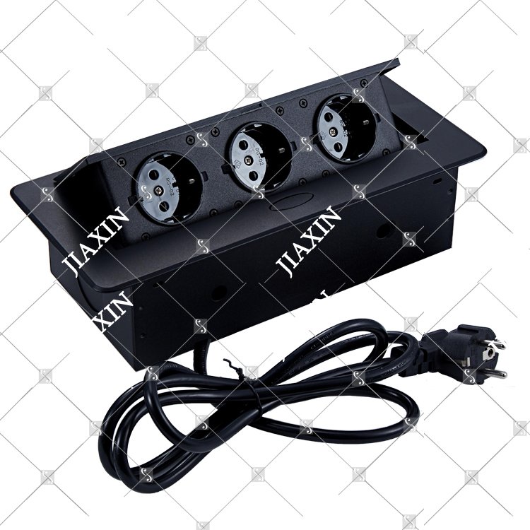 Factory Outlet hidden plug socket t European Plug Germany Type conference table pop up boxes