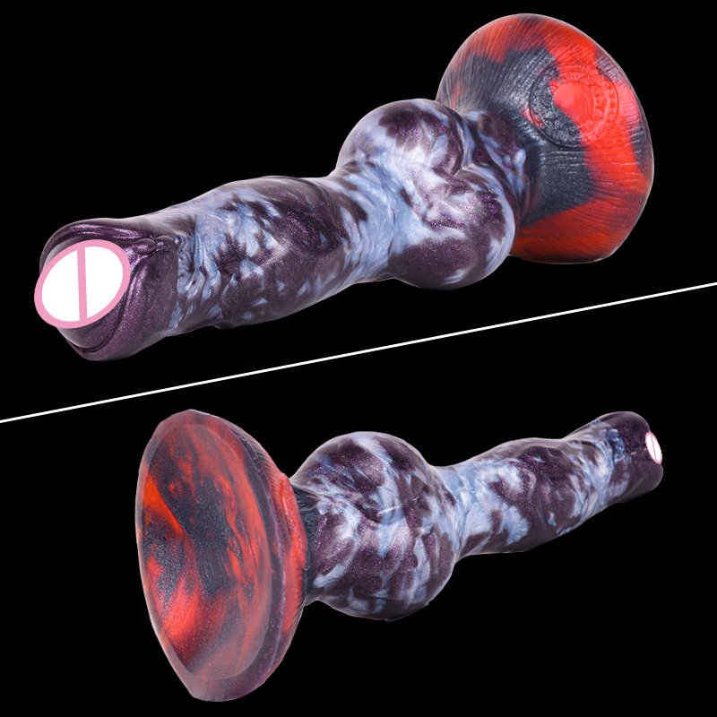 8.27 Inch Big Dog Dildo With Suction Cup Silicone animal anal plug for woman masturbation New realistic dog knot dildo sex toys