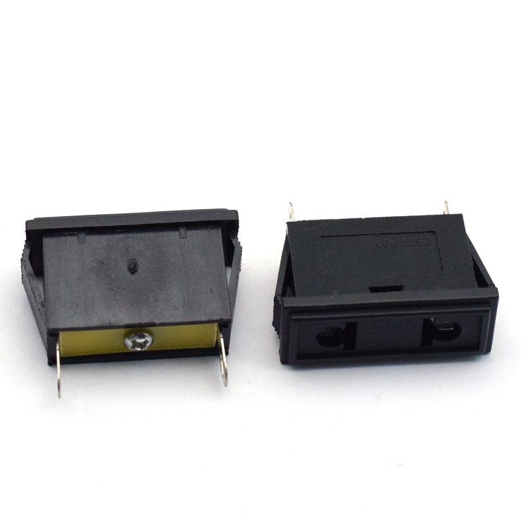 one-stop purchase AC-103 power socket plug two-hole two-pin socket buckle fixed all copper 250V AC support customization
