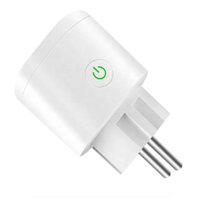 Langyeao Smart Socket Regulations Zigbee WiFi Smart Plug Compatible with EU FR Standards Mobile Phone APP Voice Remote Timing