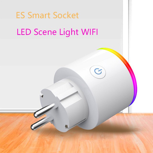 Langyeao Smart Socket Regulations Zigbee WiFi Smart Plug Compatible with EU FR Standards Mobile Phone APP Voice Remote Timing