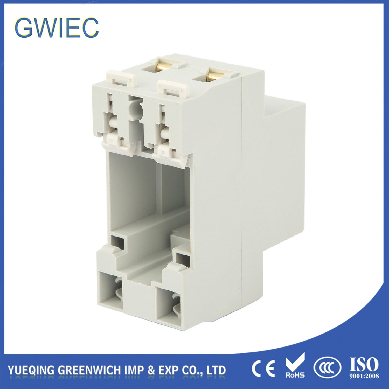 GWIEC Wholesale AC30 series 10A 3 Plug Din Rail Mounted Modular Switch Socket GSD-10 for Australia