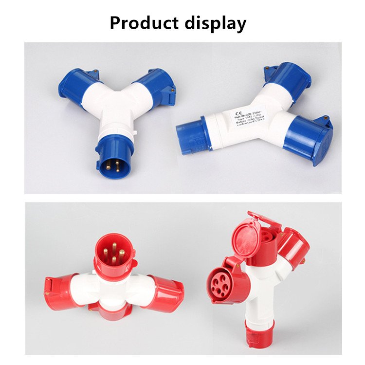 IP44/IP67 3P 4P 5P 16A 32A multi-functional electrical waterproof industrial plugs and sockets