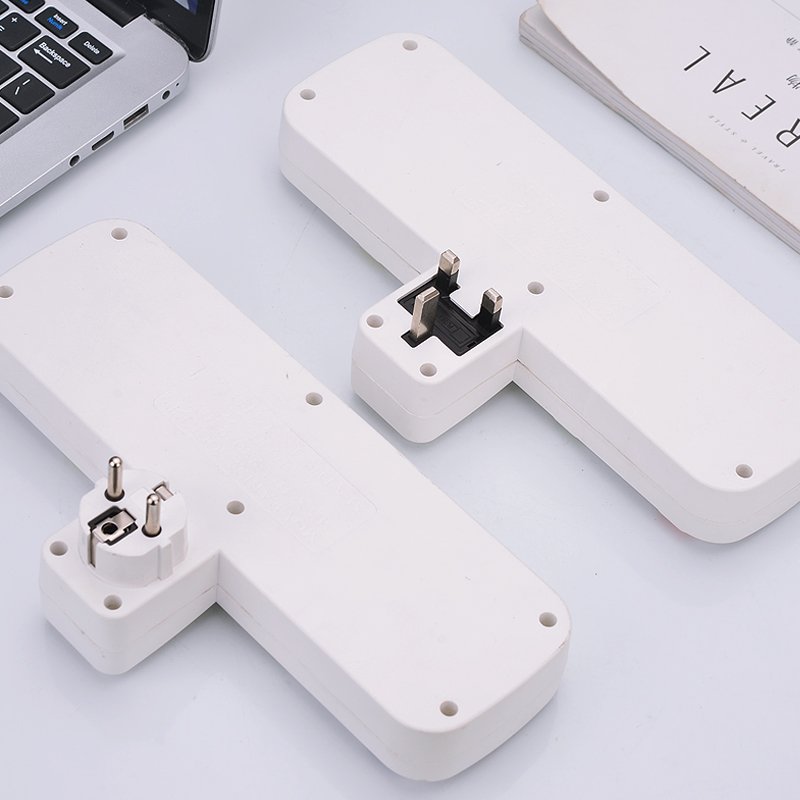 Wireless German Plug 3 Way Multi Outlet Plug Adapter Electrical EU to Universal Socket Adaptor USB Charging Power Converter