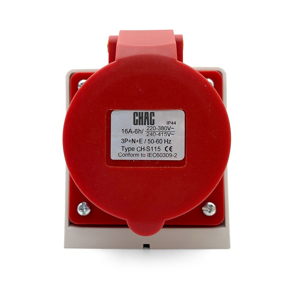 CHAC 3-core 4-core 5-hole 16A 32AElectrical Waterproof Industrial Plug And Socket 220-240V three-phase powerIP67