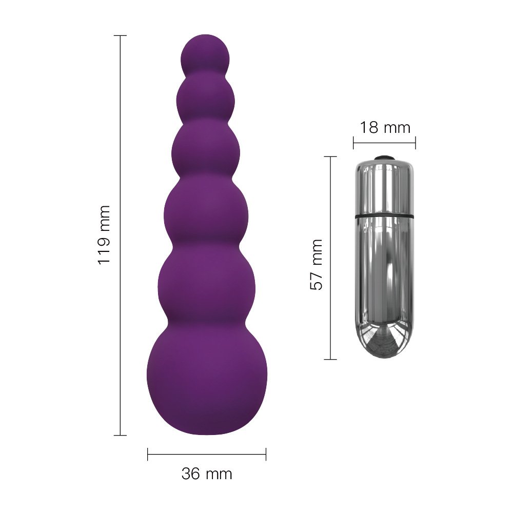 Butt Plug Bullet G Spot Vibrator. Original Manufacture Cheap Price Silicone Anal Beads Plug Vibrator