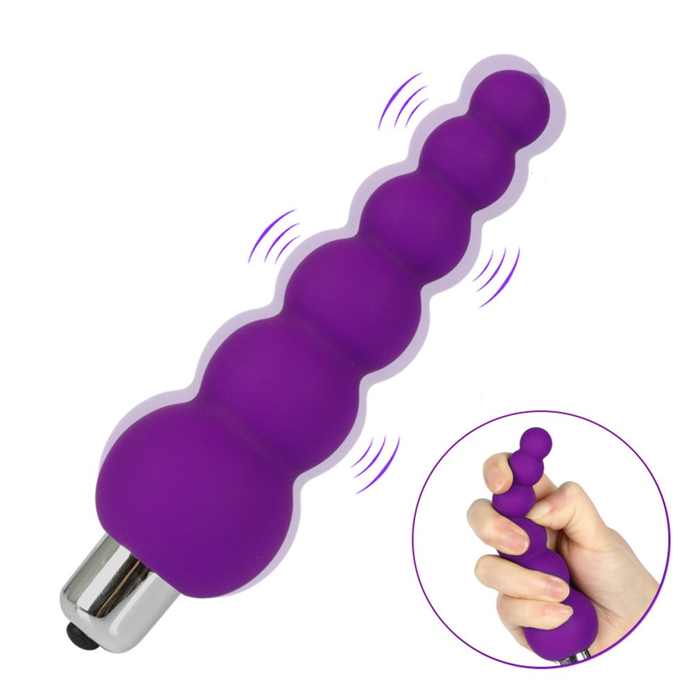 Butt Plug Bullet G Spot Vibrator. Original Manufacture Cheap Price Silicone Anal Beads Plug Vibrator