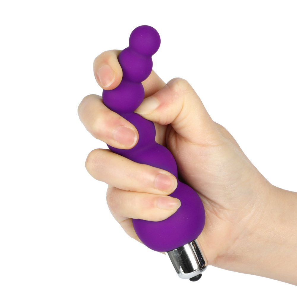Butt Plug Bullet G Spot Vibrator. Original Manufacture Cheap Price Silicone Anal Beads Plug Vibrator