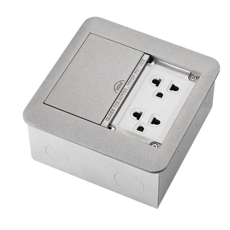 Vietnam plate under embedded pop-up electrical floor socket Thai power socket buried in the ground hidden plug